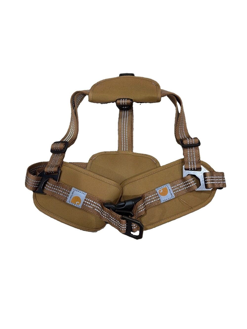 Carhartt Nylon Duck Color No Pull Dog Harness LARGE 26"-35" Chest Brown